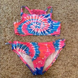 Girls tie die bikini